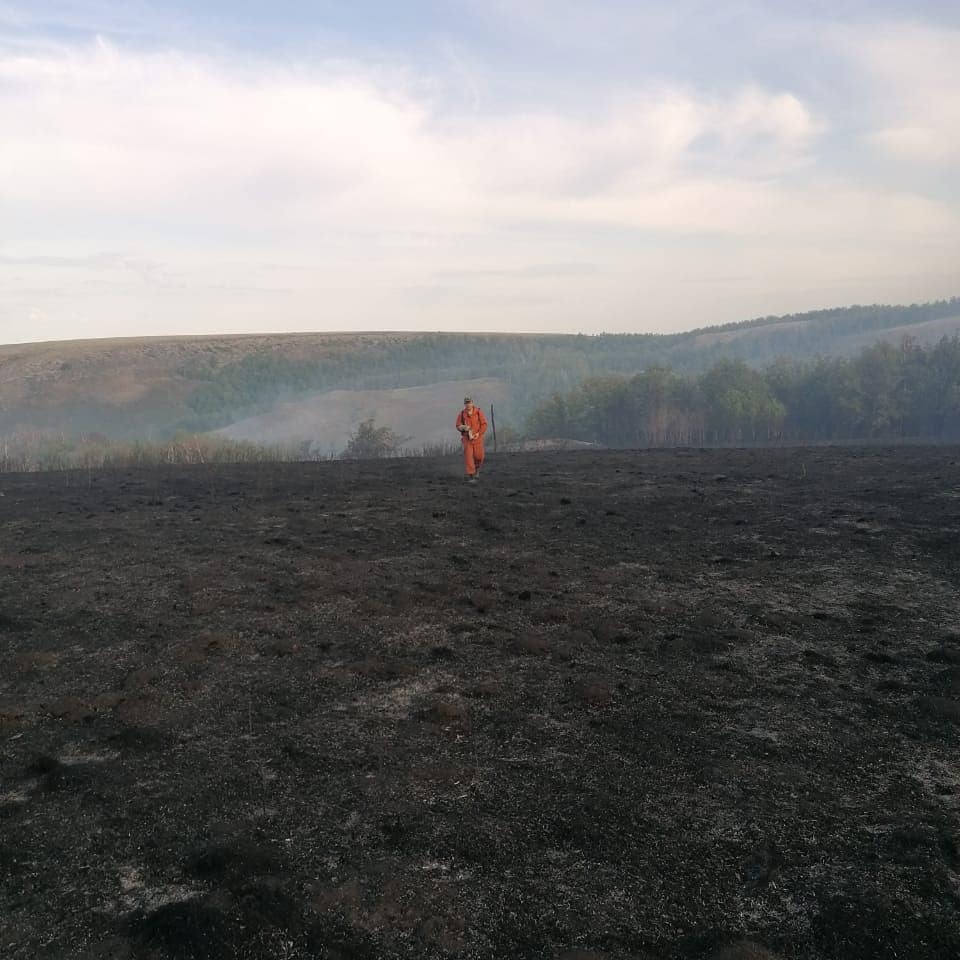 В заповеднике Шайтан-Тау в Оренбуржье ликвидировали крупный пожар