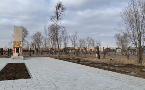 В Орске завершились работы по благоустройству парка Победы