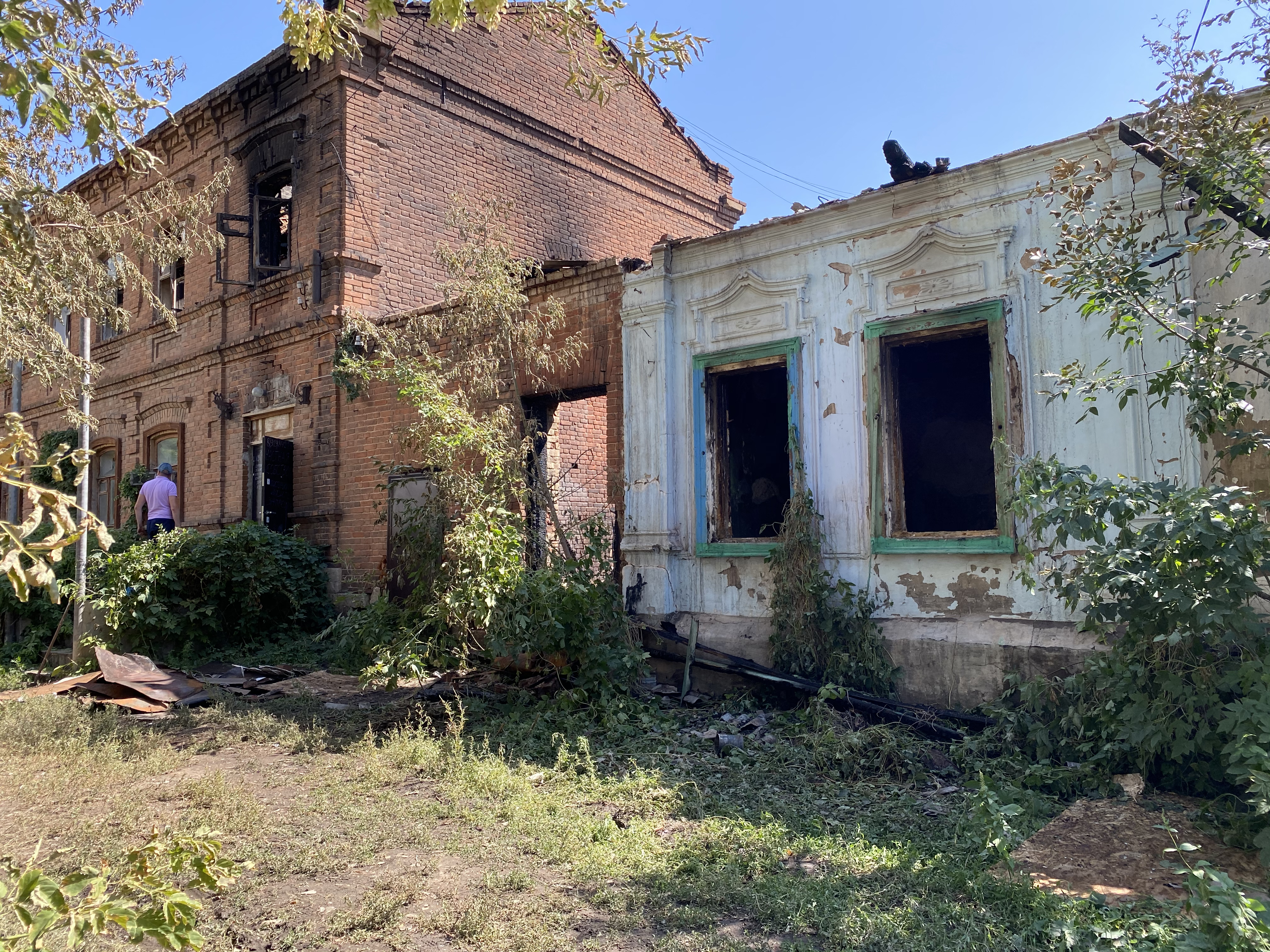 пожар на почтовом