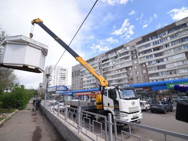 В Оренбурге в этом году демонтировали 38 киосков и ларьков