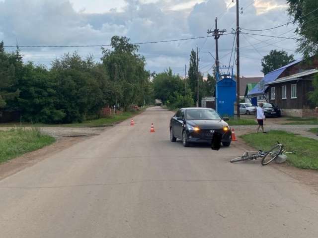 В Бузулуке иномарка сбила велосипедиста 