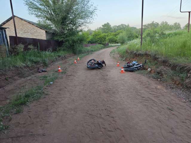 В Бузулукском районе столкнулись два питбайка, пострадали три человека