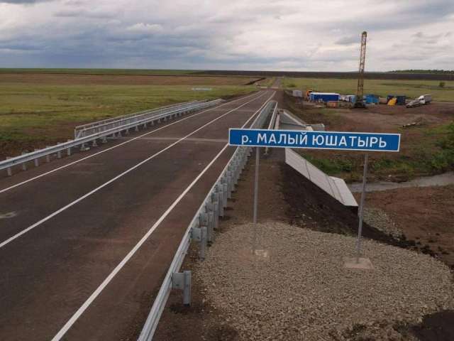 В Тюльганском районе завершен капитальный ремонт моста через р. М. Юшатырь 