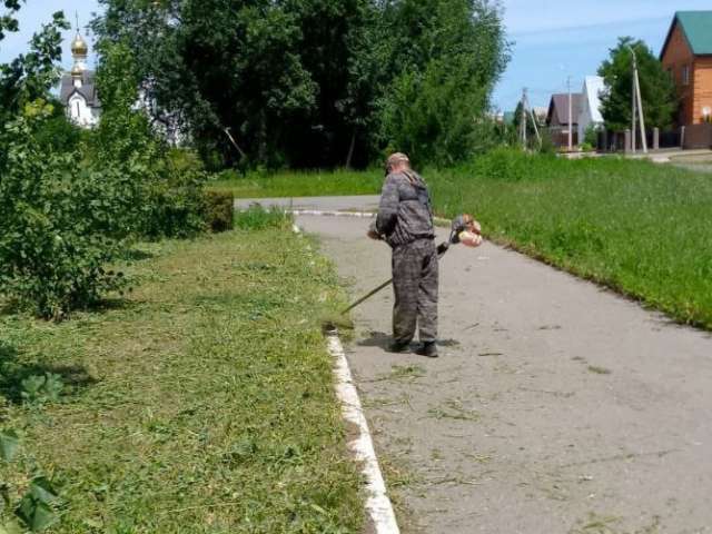 Покос травы продолжается: работы охватили улицы и скверы Оренбурга 