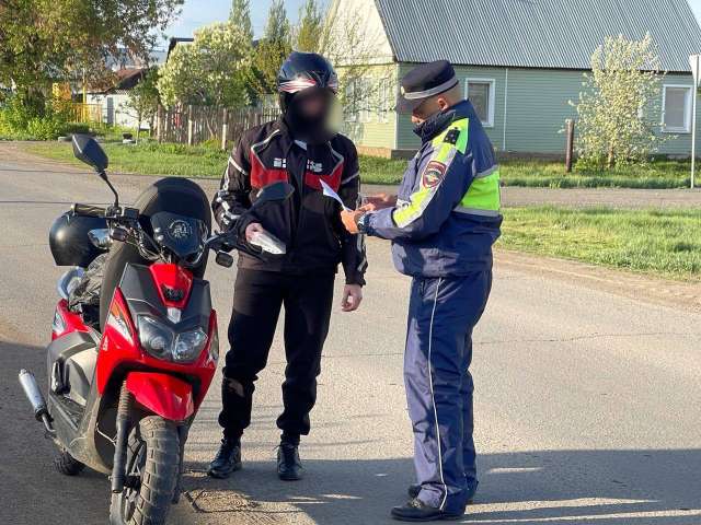 В Оренбурге выявлены 15 нарушений ПДД водителями мотоциклов за выходные