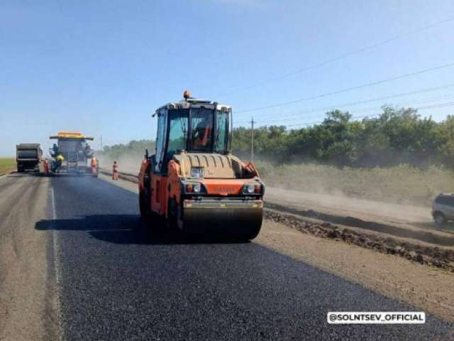 В Оренбургской области продолжается ремонт дорог