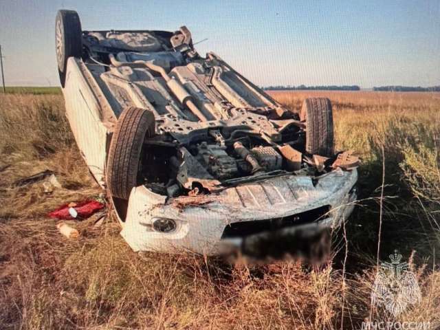 В Пономаревском районе легковушка слетела в кювет, есть пострадавший