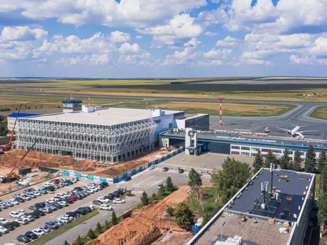 Открытие нового терминала в аэропорту Оренбурга становится все ближе