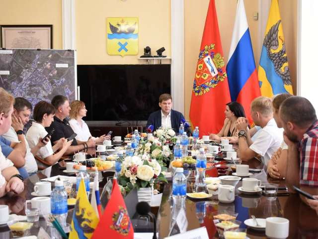 Врио главы Оренбурга Альберт Юмадилов встретился с журналистами