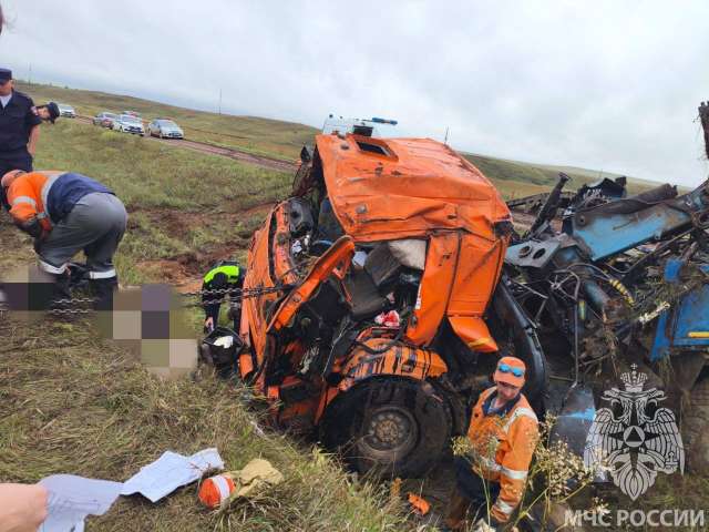 Зажало в кабине КАМАЗА: в Пономаревском районе в ДТП погиб человек
