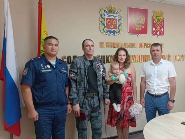 Ветерану СВО из Соль-Илецка Александру Грякало вручили медаль «За отвагу»