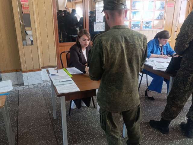 В Оренбуржье началось досрочное голосование для военнослужащих