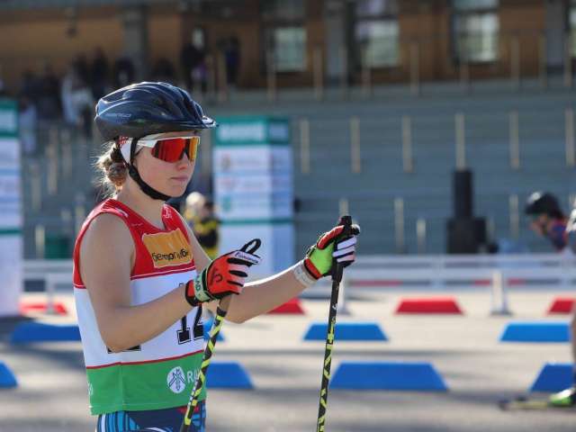 Оренбурженка Екатерина Евтягина завоевала серебро на чемпионате Беларуси по лыжероллерам