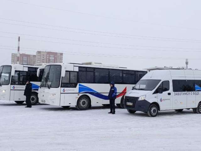 «Росводоканал Оренбург» приобрел новые автобусы для доставки специалистов предприятия на работу и домой
