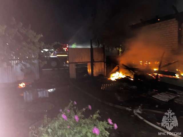 В Оренбуржье на пожаре погибли два человека