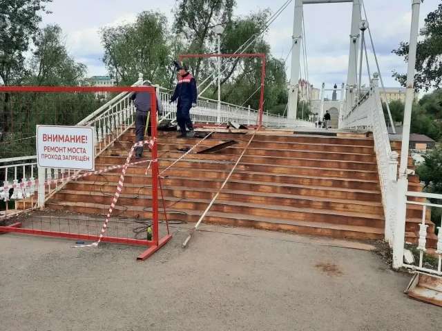  Вантовый мост через Урал в Оренбурге  обретает вторую молодость