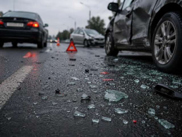 В Северном районе произошло смертельное ДТП с участием трех автомобилей