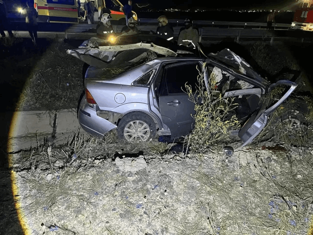 На трассе под Орском автомобиль врезался в лошадь: двое погибли, двое ранены