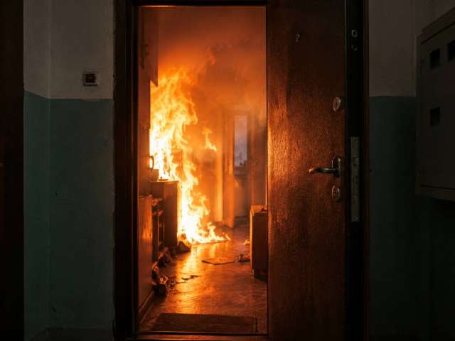 В Орске из-за газового оборудования произошел пожар. Спасен мужчина