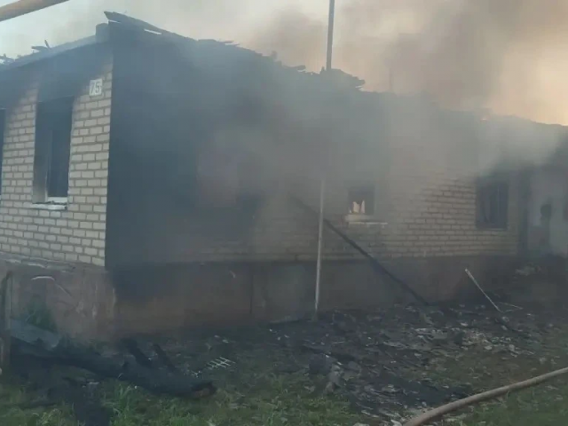 В Александровском районе при пожаре в частном доме погиб мужчина