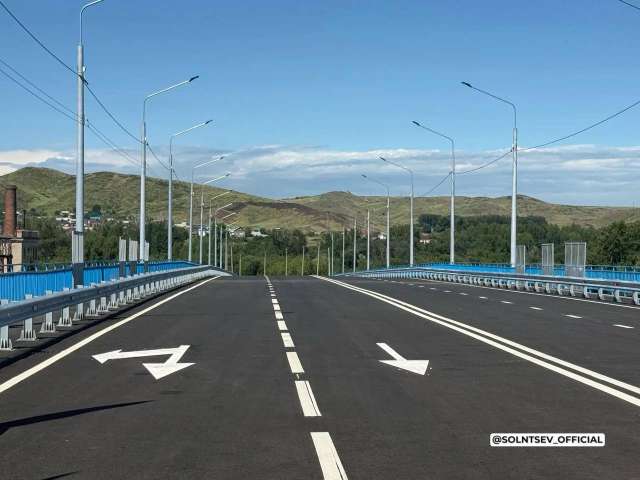 В Медногорске открыли движение по новому путепроводу