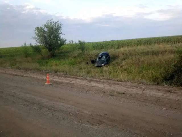 В Ташлинском районе «Лада Калина» съехала с дороги и опрокинулась: пострадала пассажирка