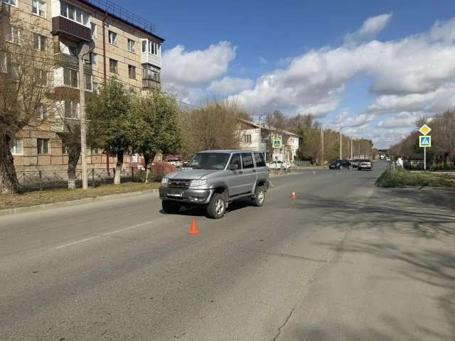 В Орске автомобиль «УАЗ Патриот» сбил женщину на пешеходном переходе