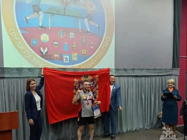 Оренбургские спасатели в числе лучших теннисистов ПФО