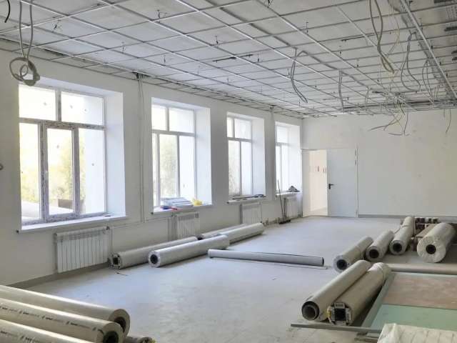 Школа в селе Городище под Оренбургом готова на 75%