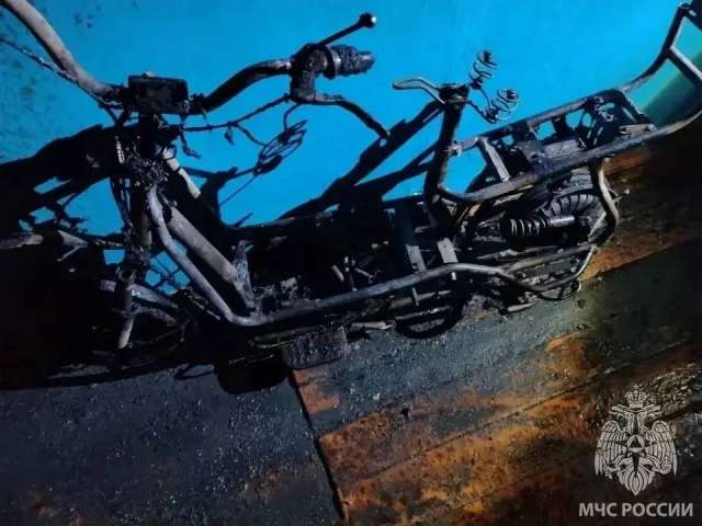 В Оренбуржье электроскутер чуть не спалил квартиру