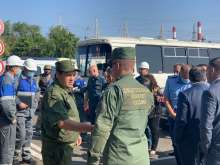 СК проводит доследсвенную проверку по факту пожара на складе серы в Оренбурге