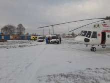 Вертолет доставил из Бугуруслана в Оренбург пострадавших в смертельном ДТП