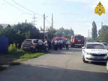 В Орске спустя 19 часов потушили ландшафтный пожар