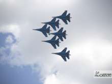 «Русские Витязи» впечатлили оренбуржцев выступлением