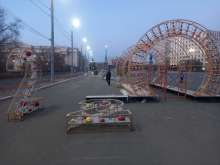 Оренбург продолжает преображаться к Новому году 