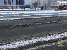 В Оренбурге снежный коллапс — улицы завалены снегом