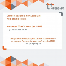Чайники и тазики наготове: в Оренбурге отключают горячую воду для проверки труб