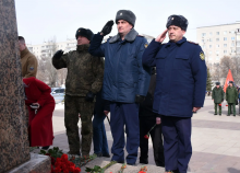 В Оренбурге почтили память Героя России Александра Прохоренко