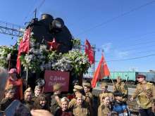  Сегодня в Оренбург прибыл «Поезд Победы»