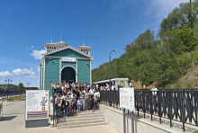 200 детей отправились в путешествие по детской железной дороге в Оренбурге