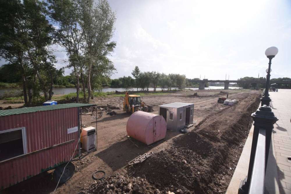 В Оренбурге начали подготовку к купальному сезону на городском пляже