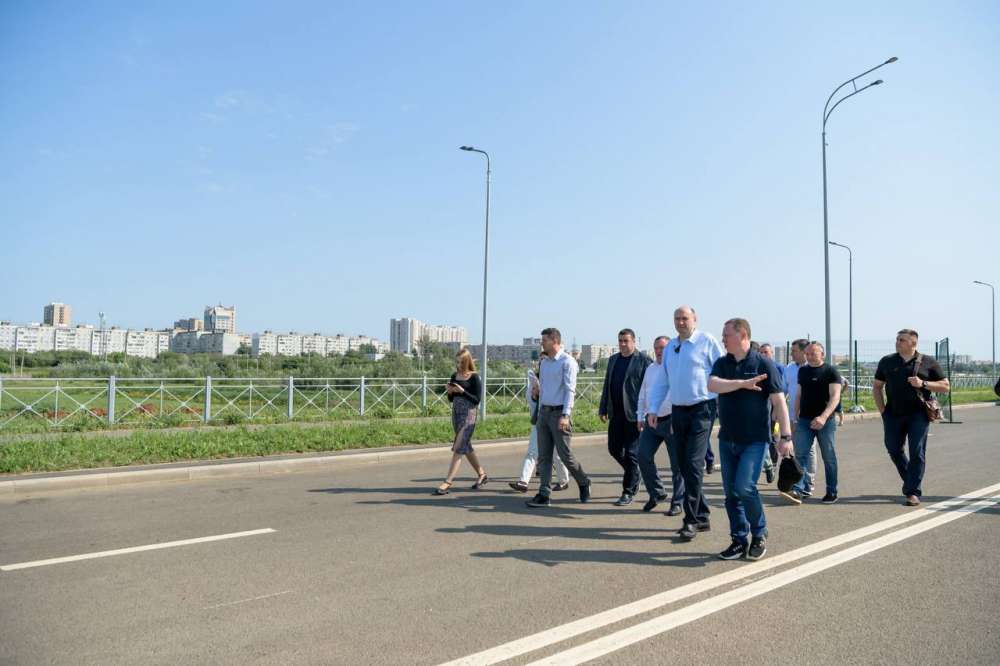 Врио губернатора Евгений Солнцев проконтролировал строительство дублера улицы Чкалова