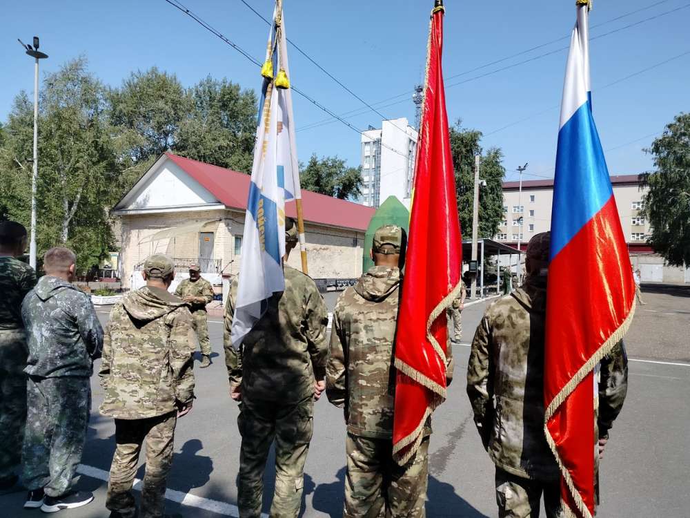 22 добровольца из Оренбурга отправились на службу в казачий батальон БАРС-6 «Форштадт» 