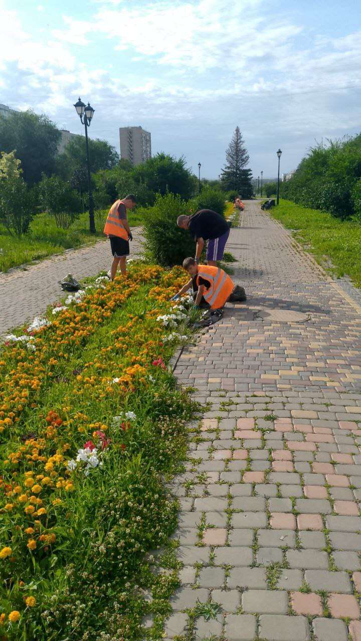 В Оренбурге более 200 коммунальщиков озеленяют и убирают город
