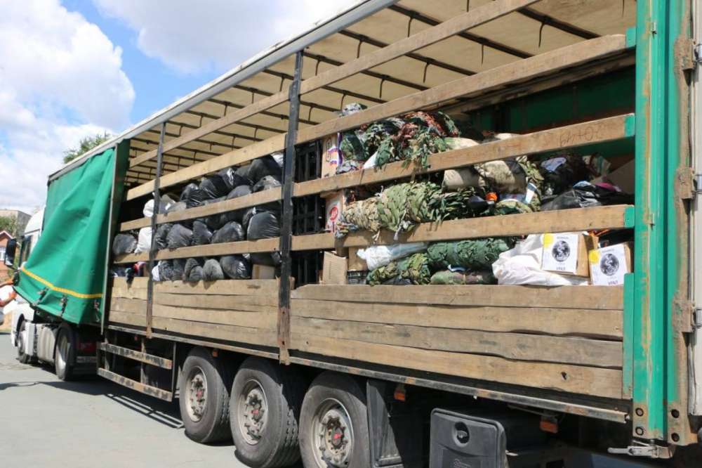 Из Орска в зону СВО отправили 20 тонн гуманитарного груза