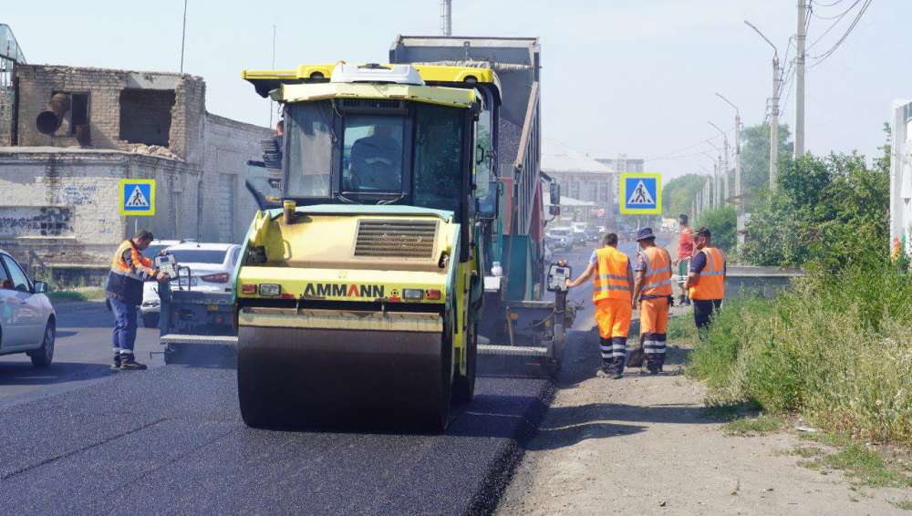 В Оренбурге ремонтируют улицу Шоссейную