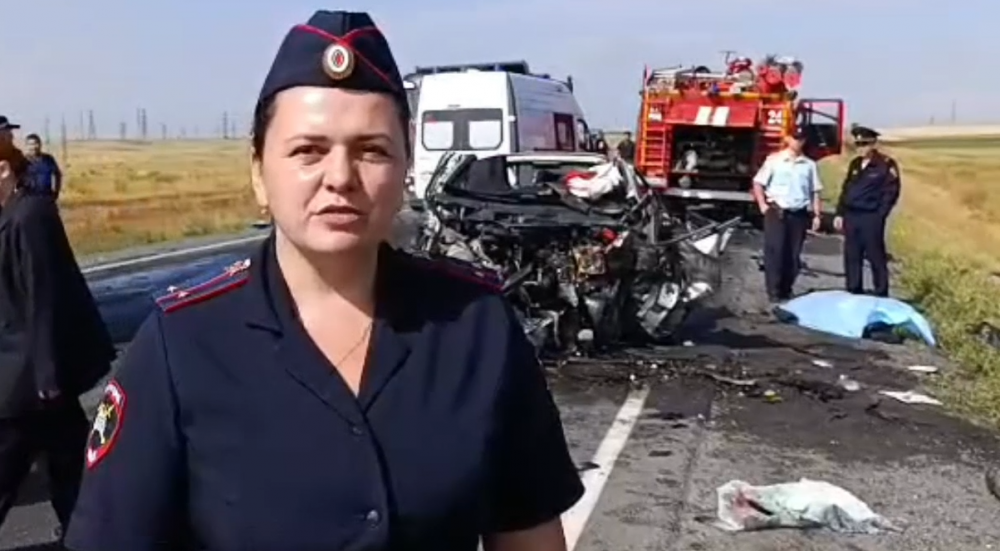 В лобовом ДТП на трассе «Оренбург-Орск» погиб мужчина