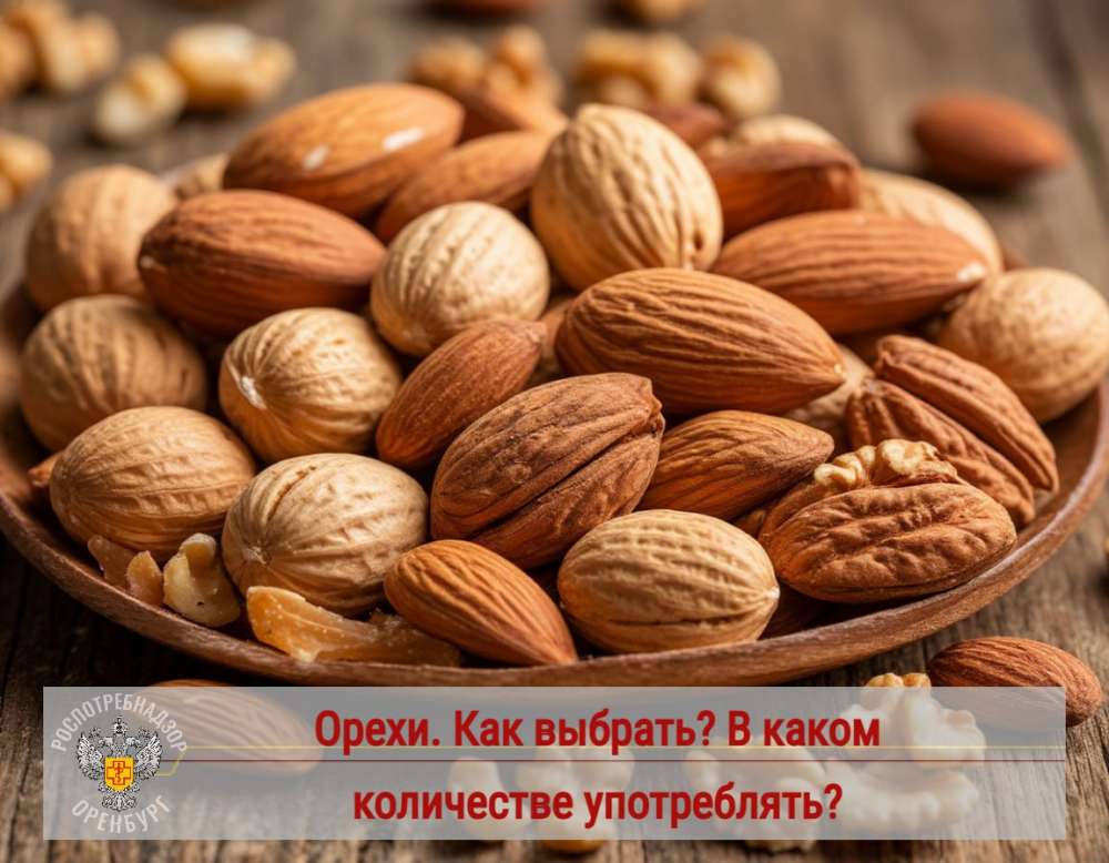Роспотребнадзор Оренбуржья рассказал о пользе и правилах выбора орехов