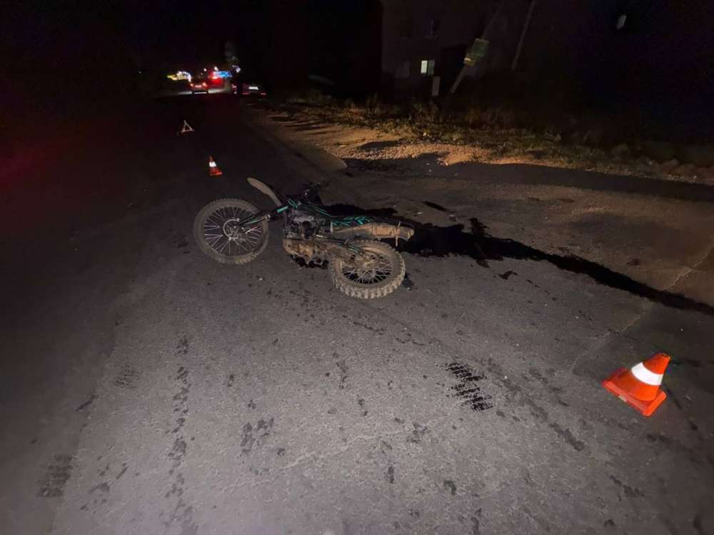 Подростки на питбайке пострадал в ДТП в Оренбургском районе