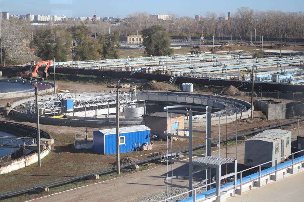 «Росводоканал Оренбург» проводит реконструкцию городских очистных сооружений канализации